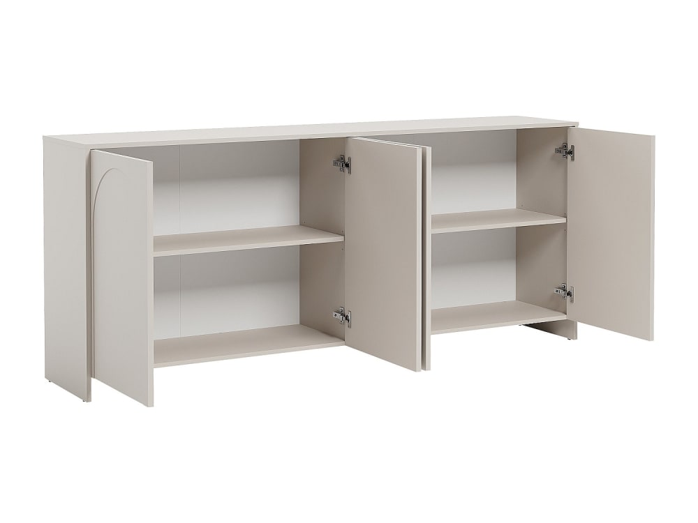 buffet effet bois beige