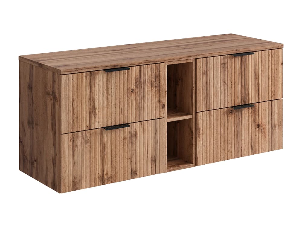 Meuble sous vasque effet