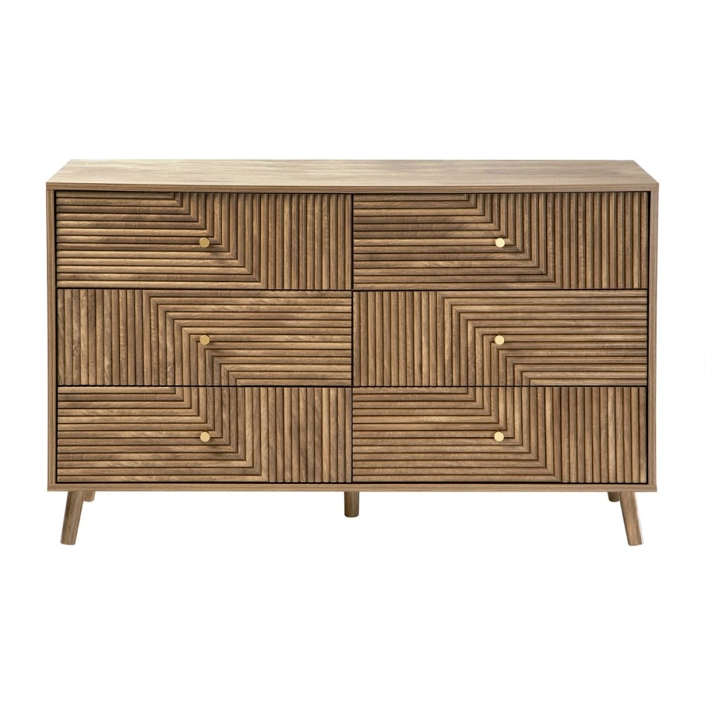 commode 6 tiroirs façades