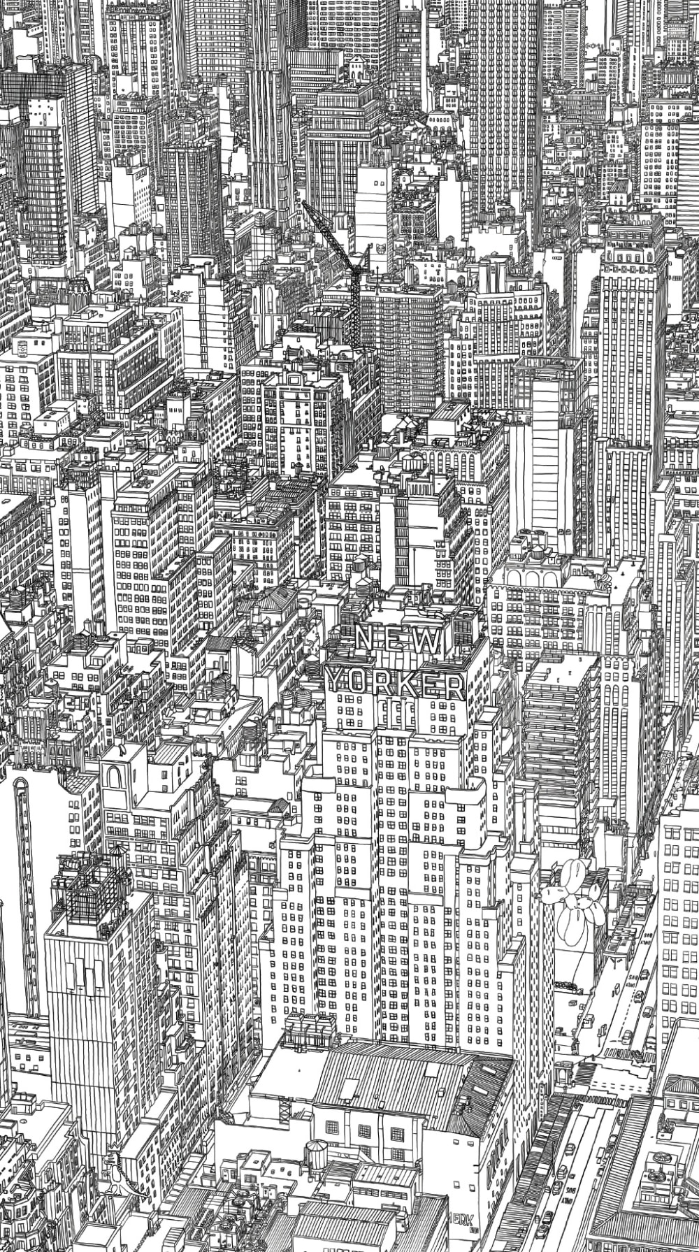 Papier peint new-york new-yorker, 150 x 250cm — vue 3