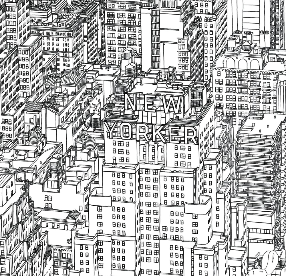 Papier peint new-york new-yorker, 150 x 250cm — vue 4