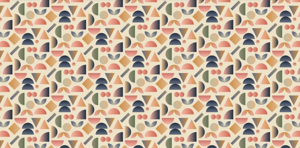 Papier peint kaleido, couleurs 150 x 250cm — vue 3