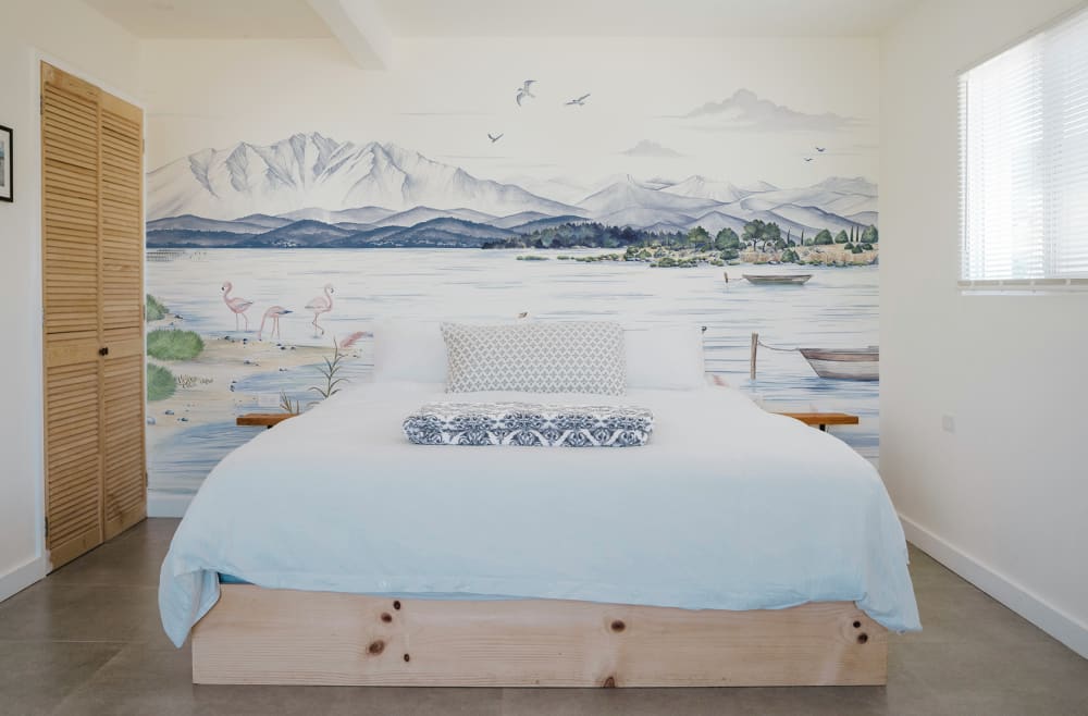 Papier peint l'étang du bord de mer, couleurs 375 x 250cm — vue 4