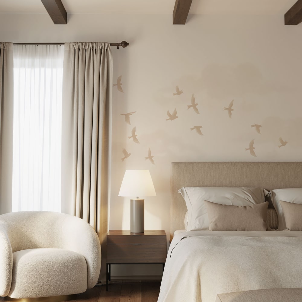 Papier peint  murmuration,