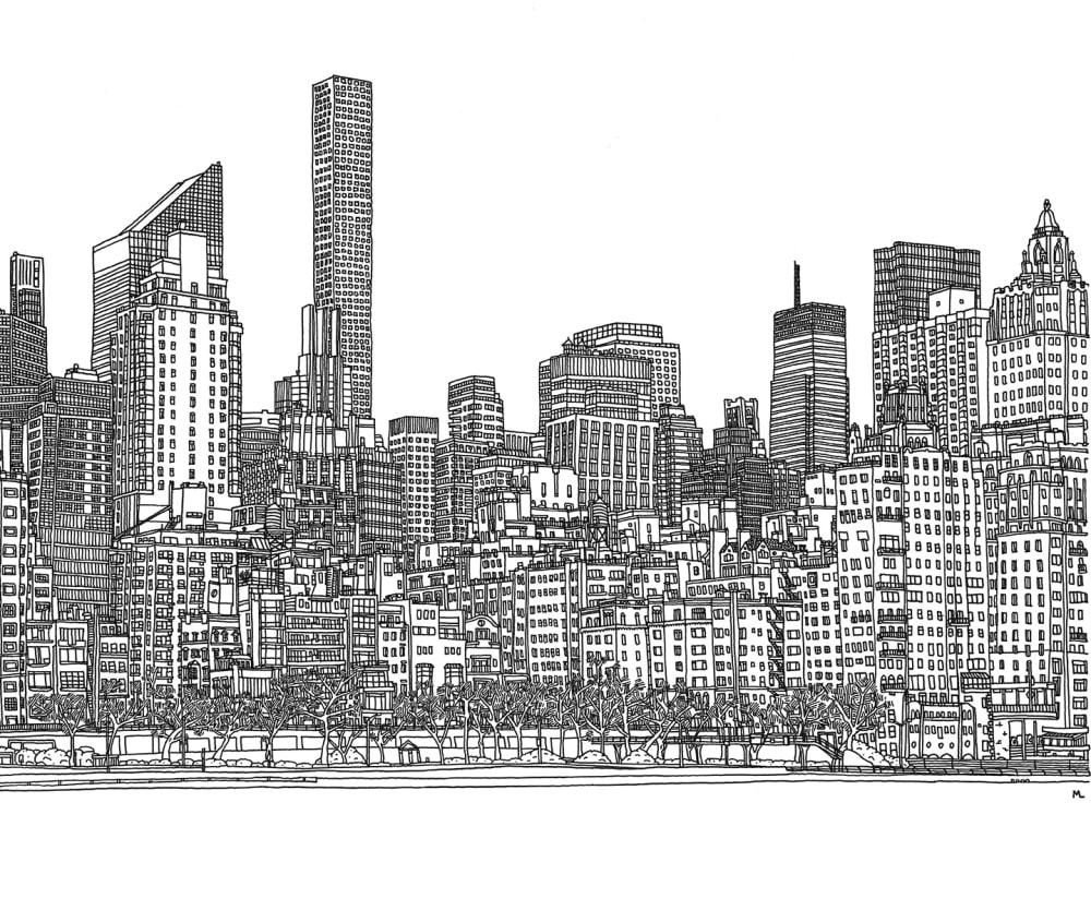 Papier peint new york upper east side, 300 x 250cm — vue 4
