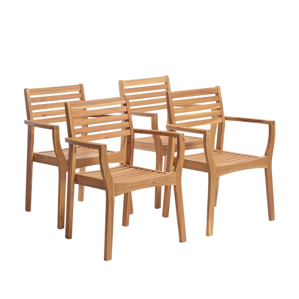 Lot de 4 fauteuils de