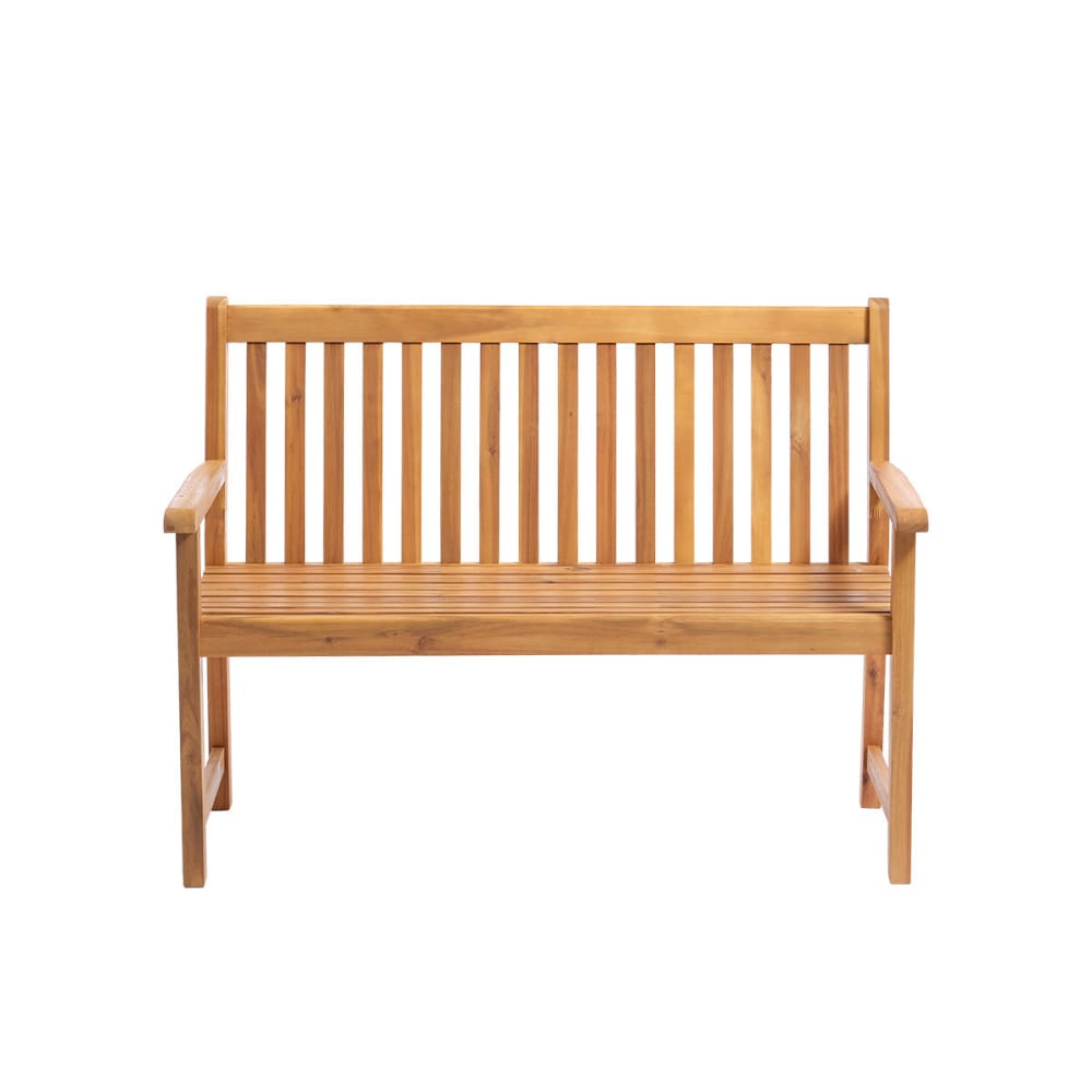banc de jardin en acacia - massif
