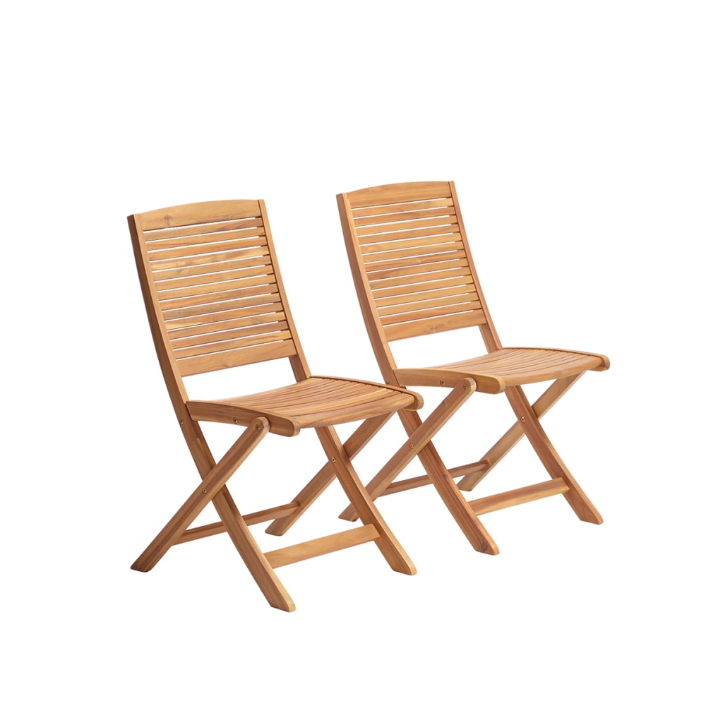 Lot 2 chaises jardin