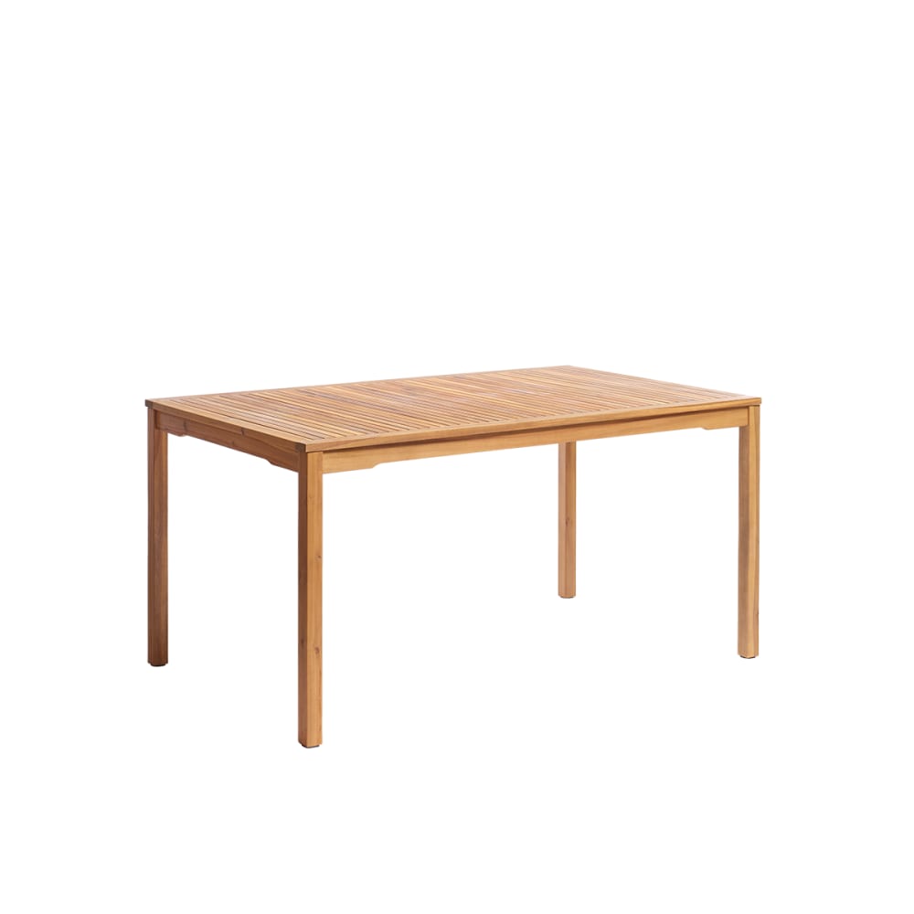 Table de jardin en acacia - massif