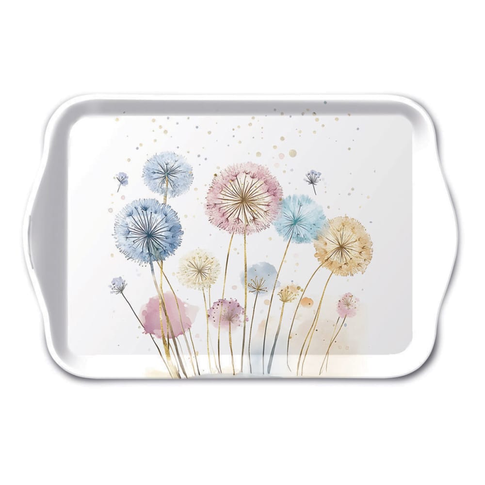 Mini plateau pissenlits pastel 20,5 x 13,5 cm Mini plateau pissenlits pastel 20,5 x 13,5 cm