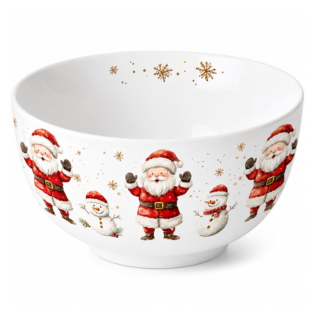 Bol en porcelaine fine père noël Bol en porcelaine fine père noël