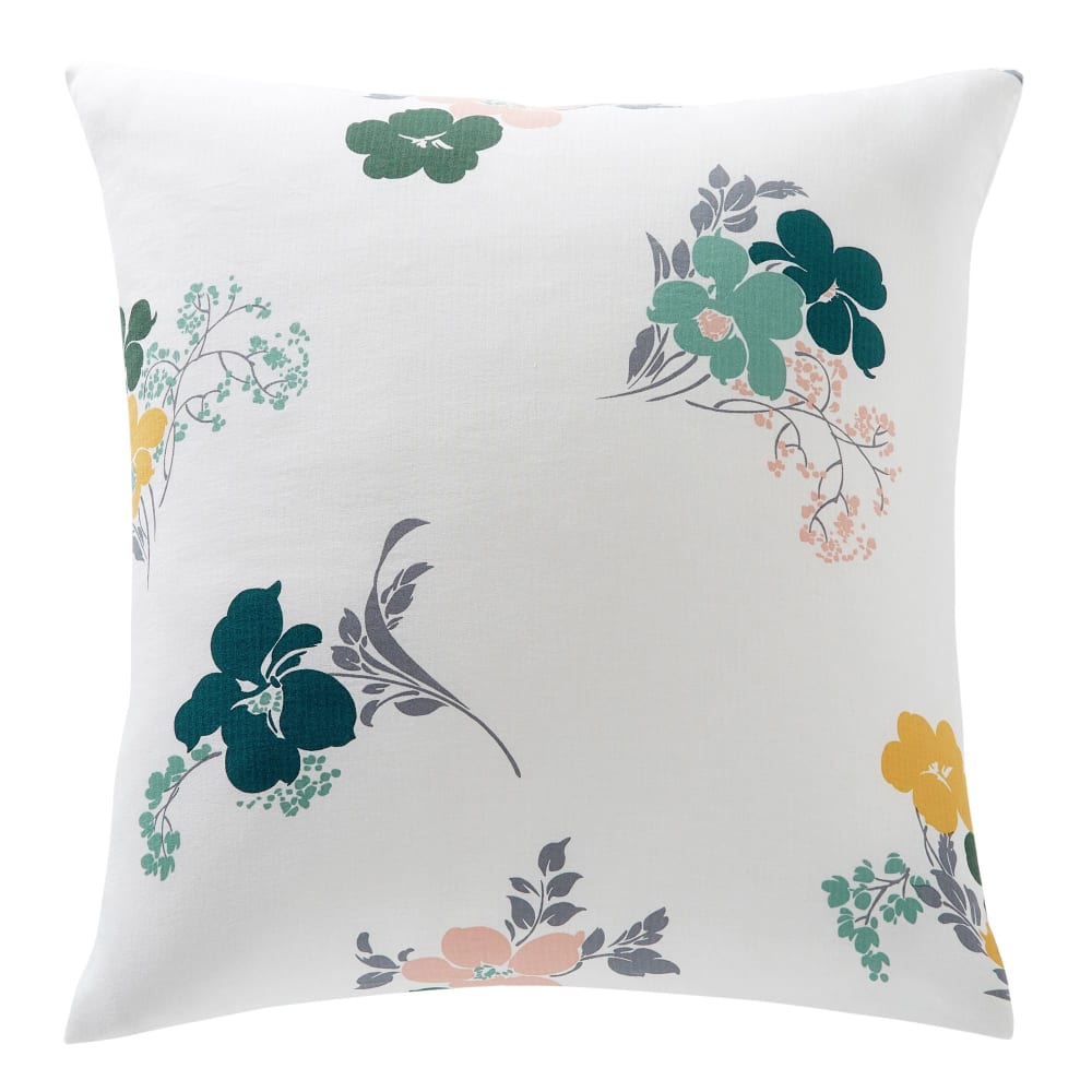 Taie sac en coton blanc écru 63x63cm