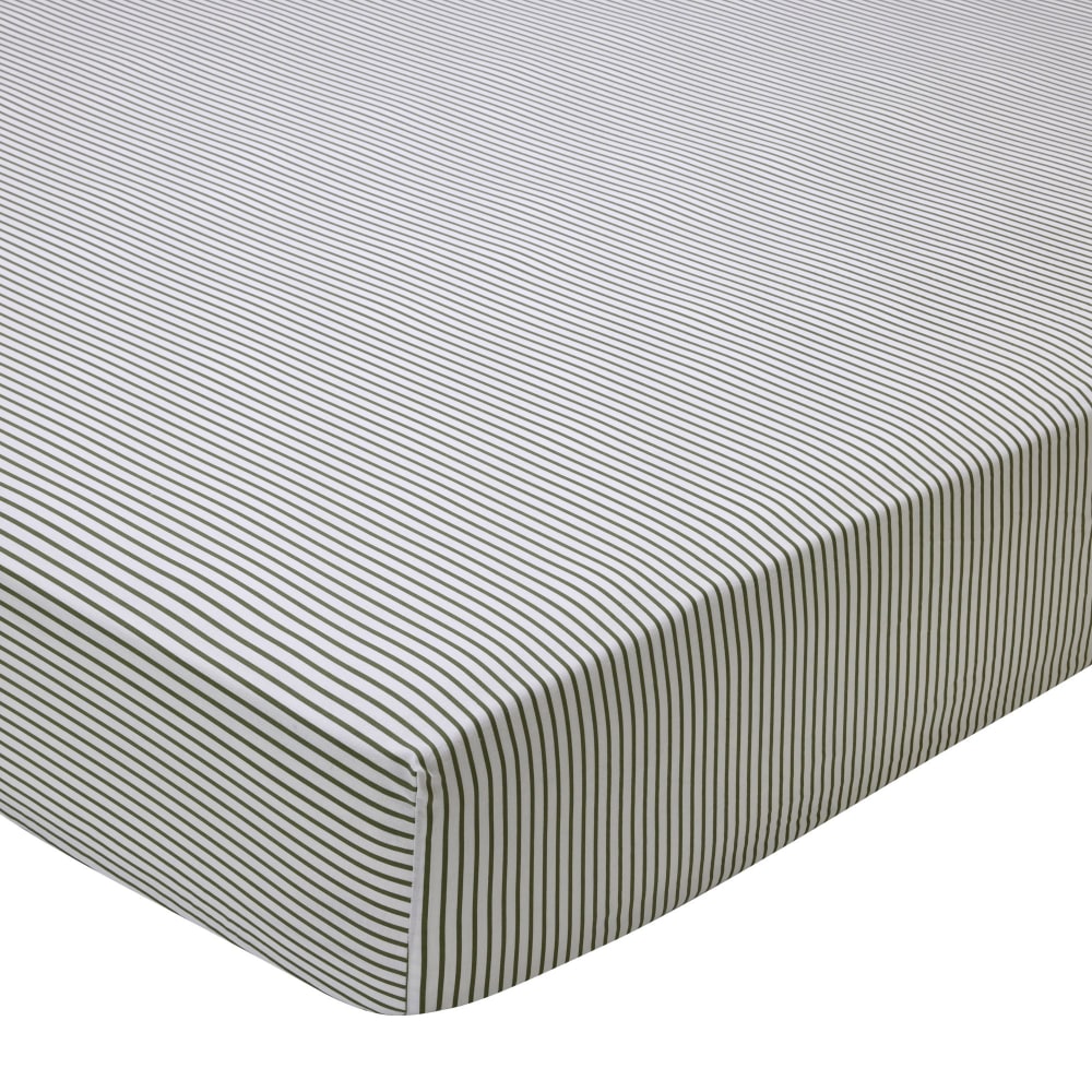 Drap-housse en coton multicolore 160x200x28cm