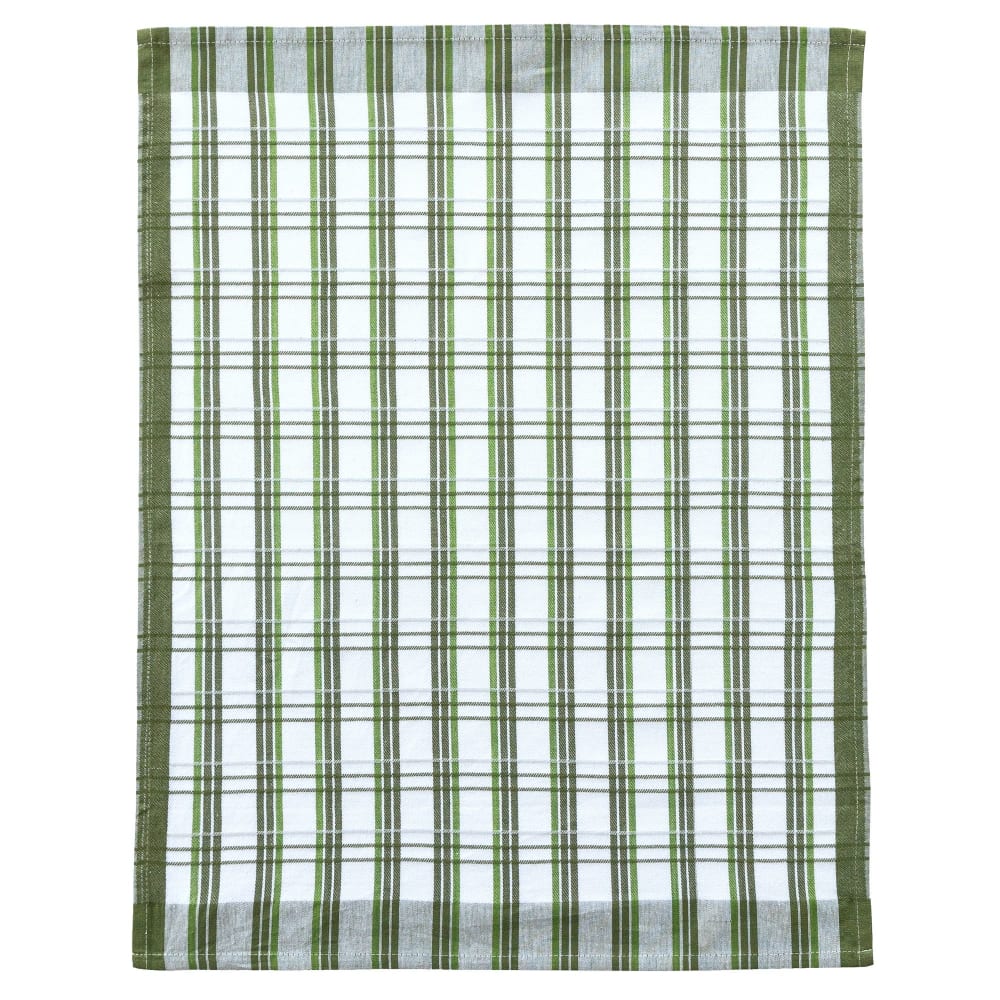 Lot de 4 torchons en coton vert 50x70cm Lot de 4 torchons en coton vert 50x70cm