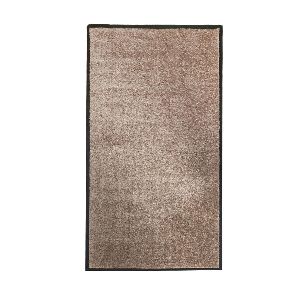 Tapis antipoussières en textile beige 60x120cm