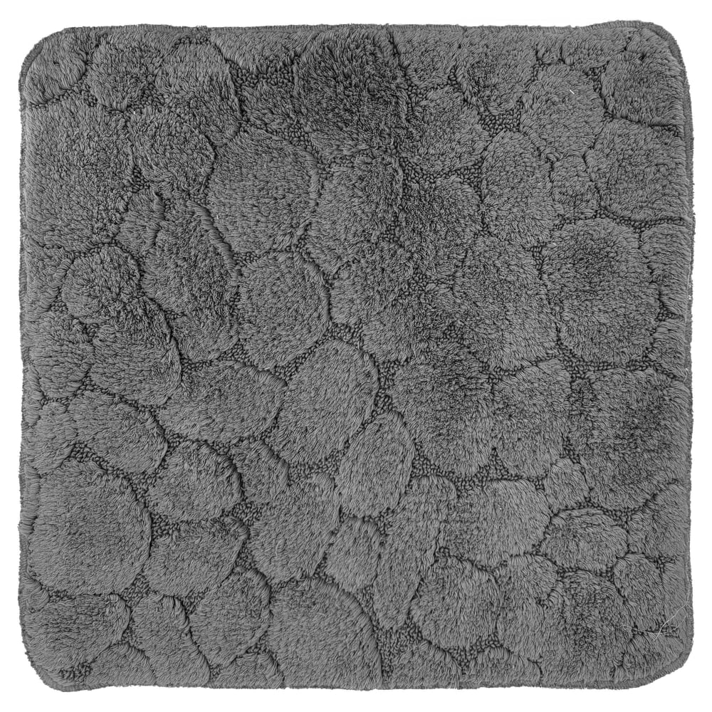 Tapis de bain en coton gris anthracite 60x100cm Tapis de bain en coton gris anthracite 60x100cm