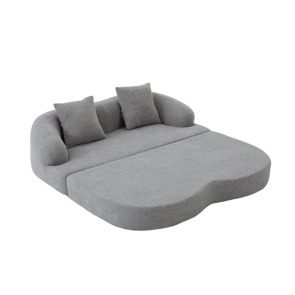 Canapé convertible en - clair