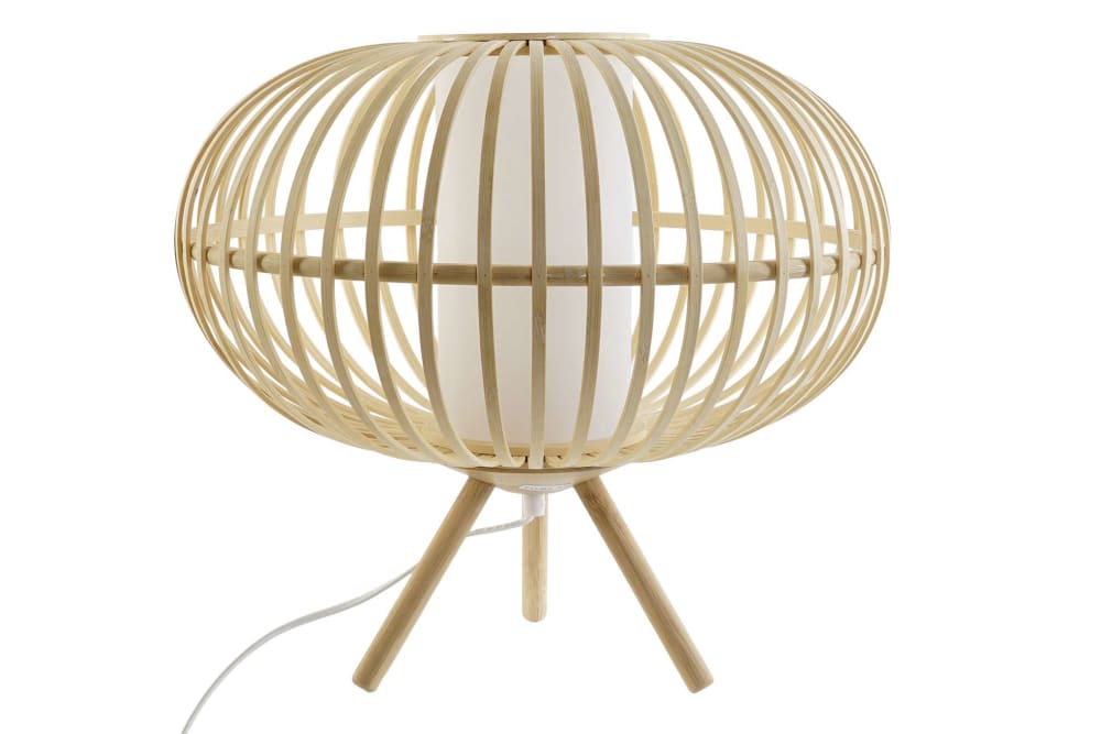 lampe en bois marron