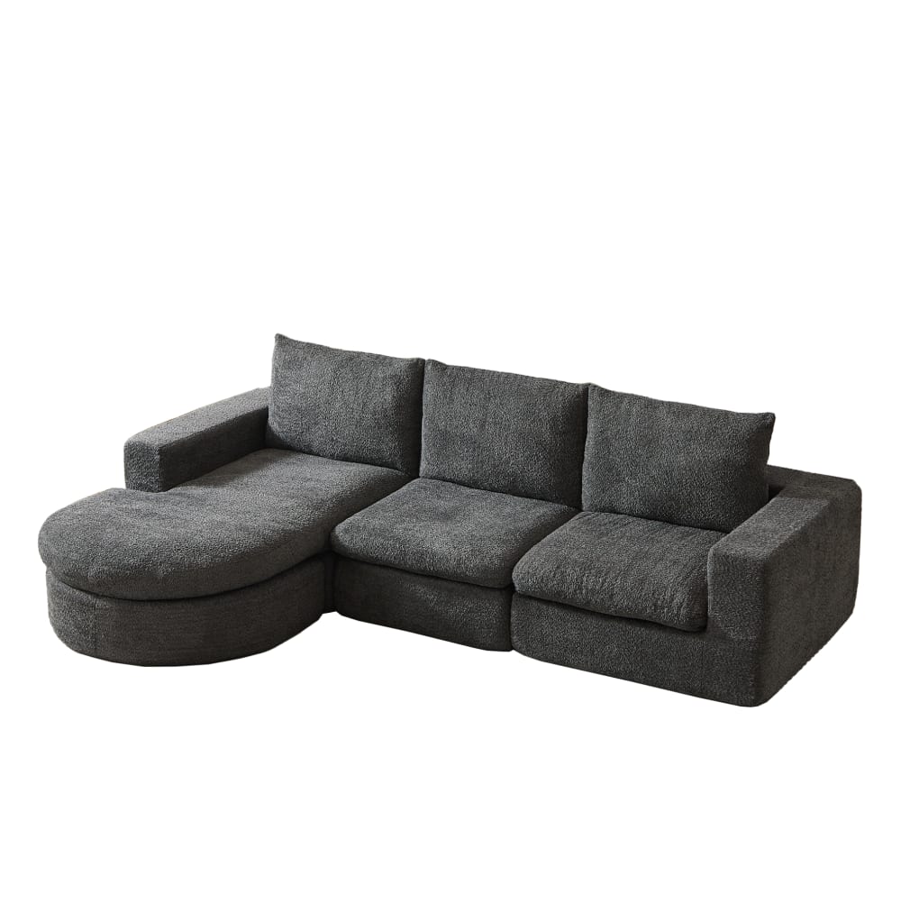 Canapé modulable en - gris