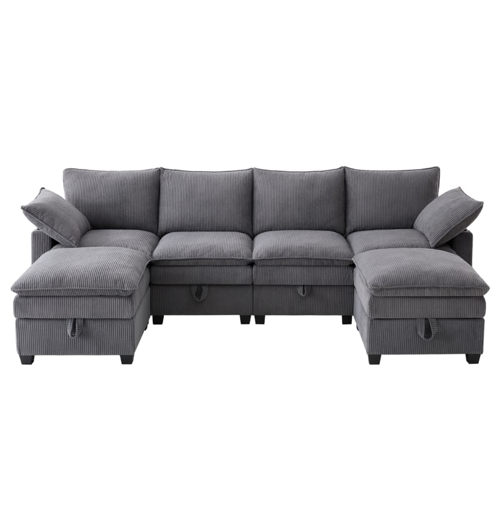Canapé modulable en - gris