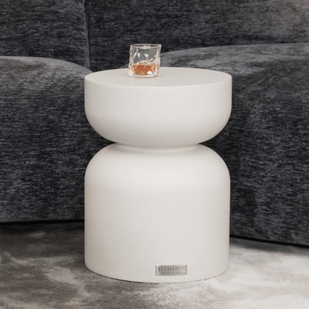Beistelltisch CHRONOS Klein aus Beton 35 x 35 x 47 cm - Maisons