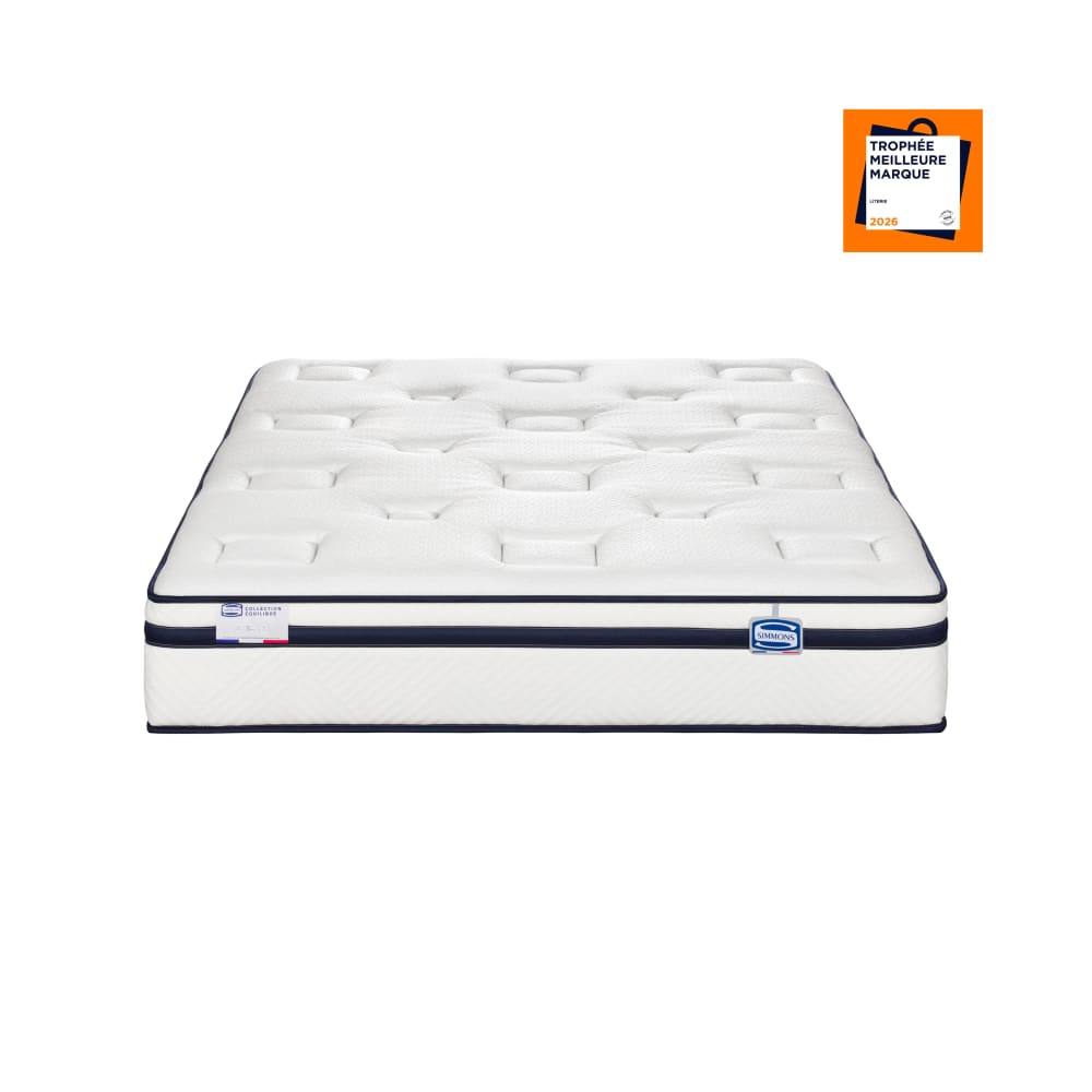 Matelas l'incomparable 180x200, hybride, ferme, h27 Matelas l'incomparable 180x200, hybride, ferme, h27