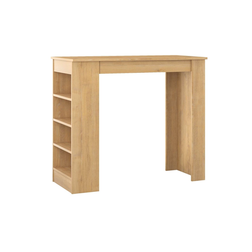 Table repas en bois marron 117 x 54 x 101,8 cm Table repas en bois marron 117 x 54 x 101,8 cm