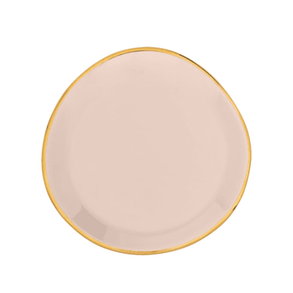 Petite assiette en porcelaine rose ø9 * 0.9 cm Petite assiette en porcelaine rose ø9 * 0.9 cm