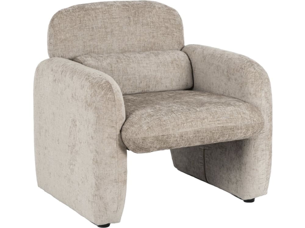 Fauteuil en tissu beige Fauteuil en tissu beige