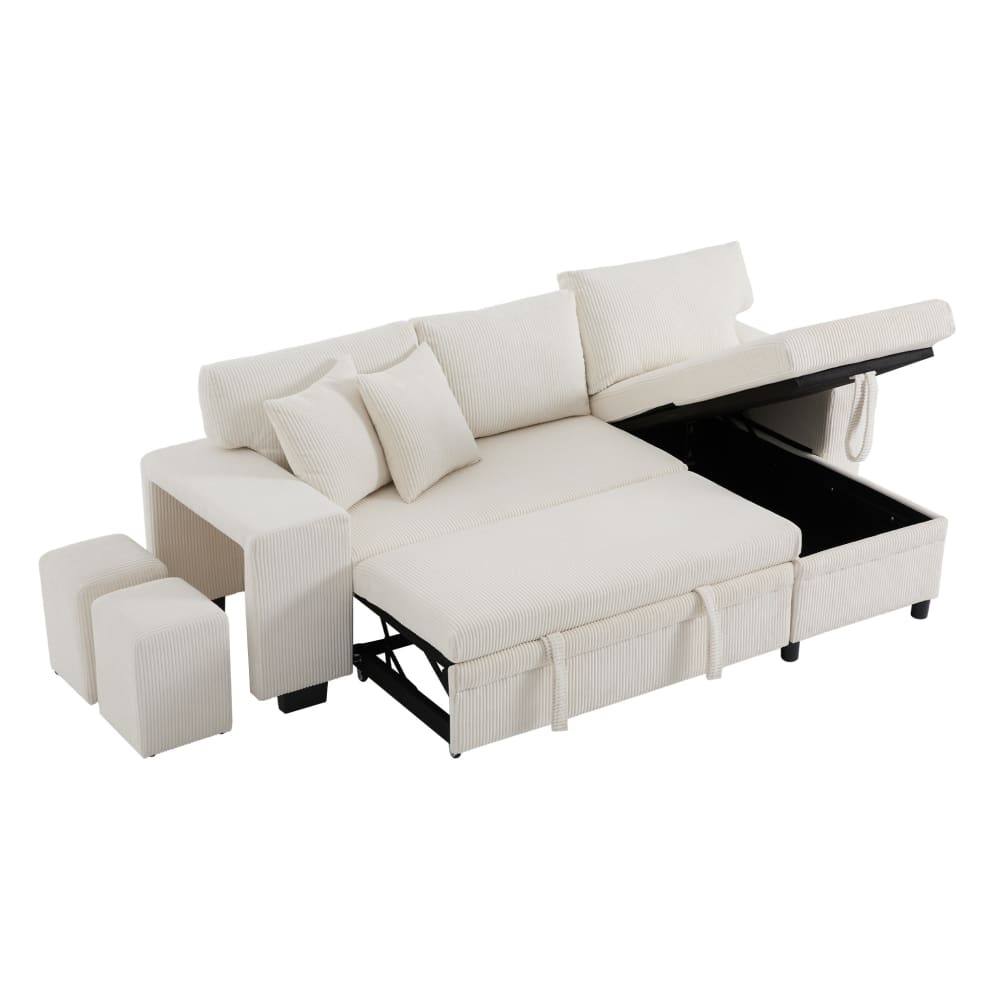 Canapé convertible en - beige