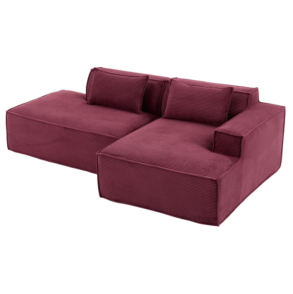 Canapé rouge avec 2 - 235