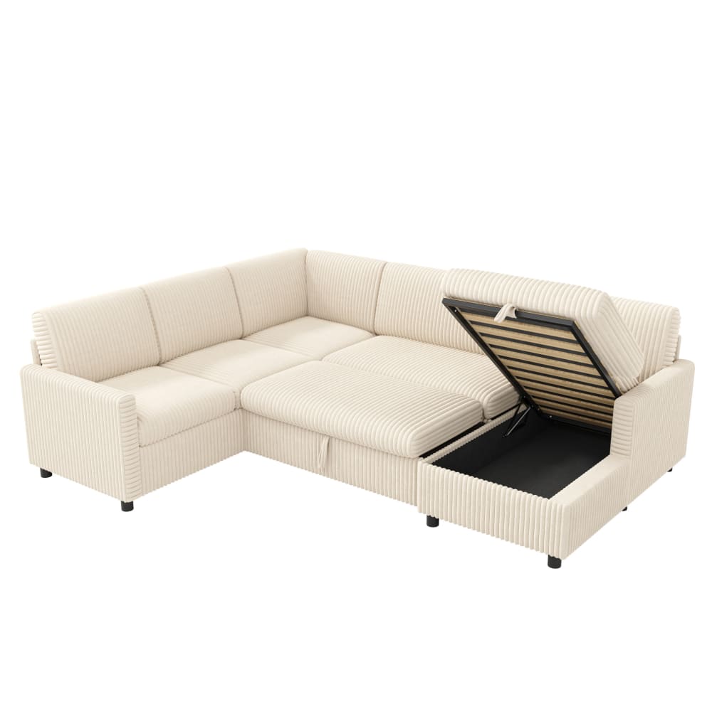 Canapé convertible en - coffre