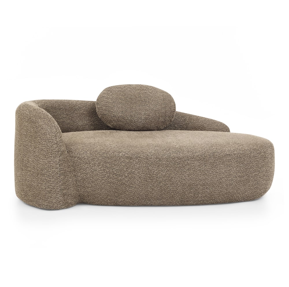 Canapé en tissu lammfell-optik