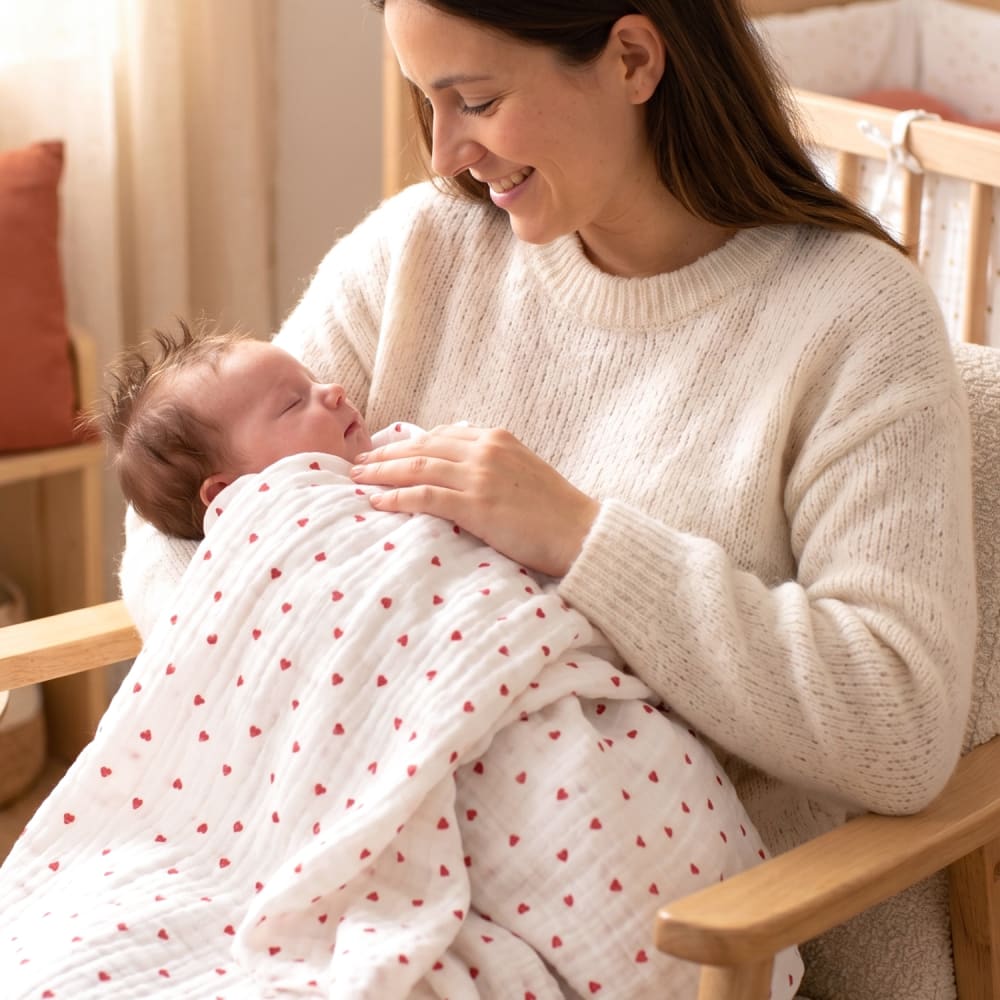 Maxi baby-mulltuch aus baumwolle - Maisons Du Monde