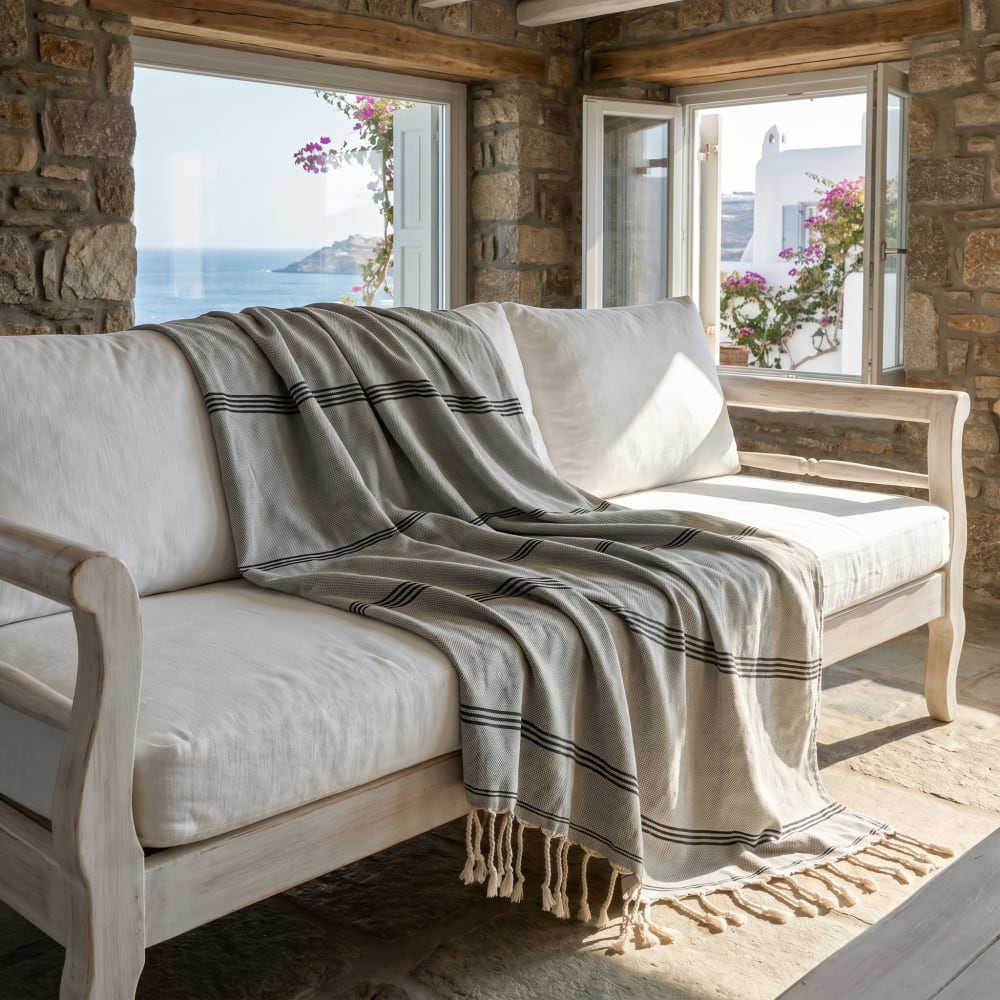 Fouta aus recycelter baumwolle - Maisons Du Monde