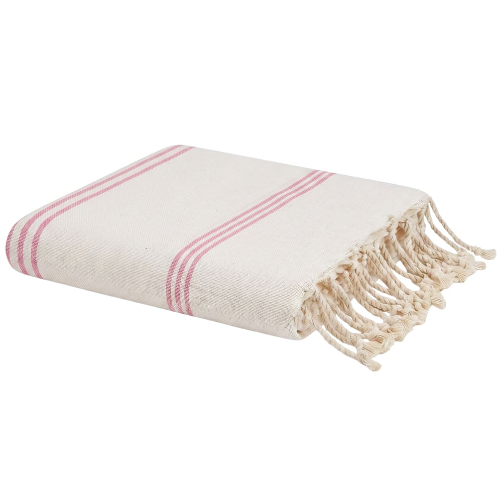 Fouta enfant serviette plage coton recyclé rose bonbon 70x140 cm Fouta enfant serviette plage coton recyclé rose bonbon 70x140 cm