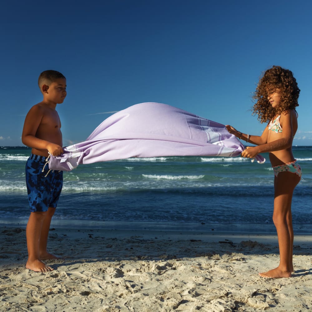 Fouta kinder strandtuch recycelte baumwolle - Maisons Du Monde