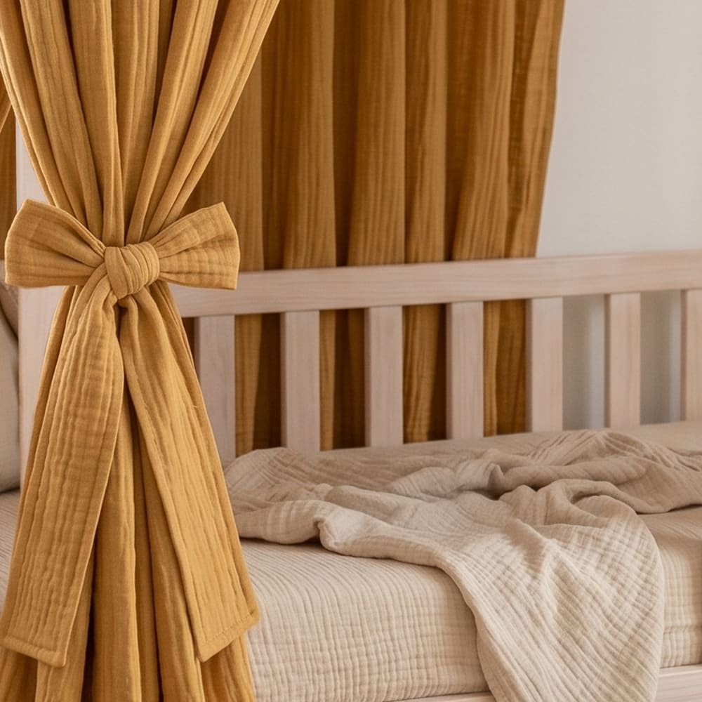 Bindebänder zum knoten für himmelbett aus baumwollgaze - Maisons