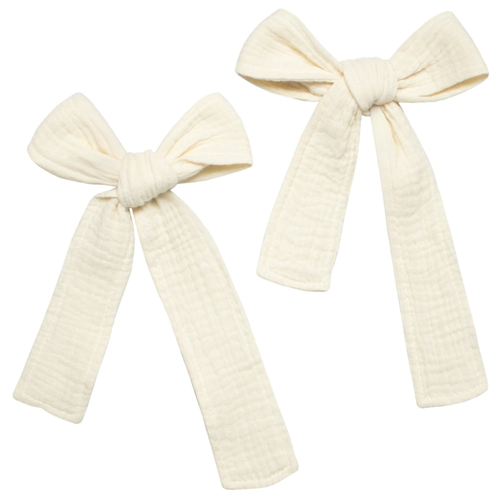 Sevira Kids Bindebänder zum knoten für himmelbett aus baumwollgaze style classic chic BEIGE BAUMWOLLE Baby