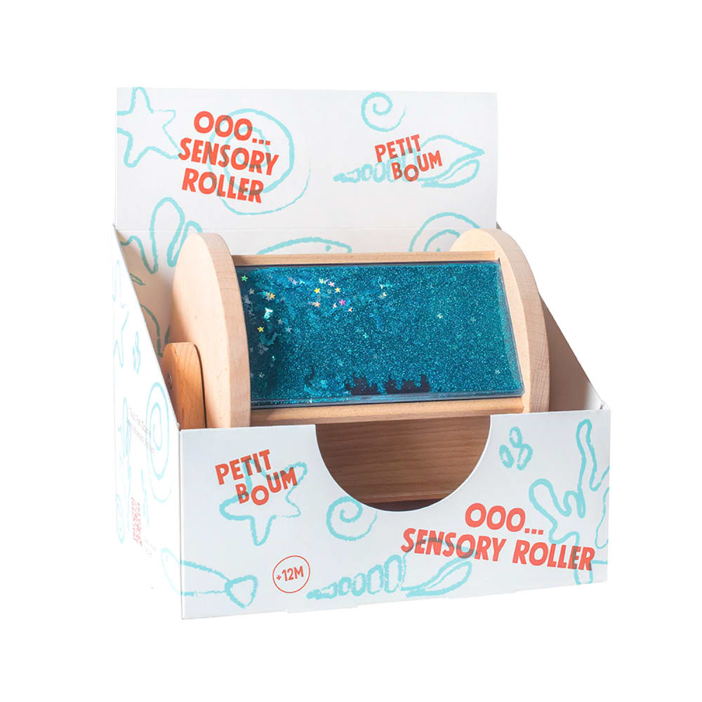 Holzsinnesrad für babys blau - Maisons Du Monde