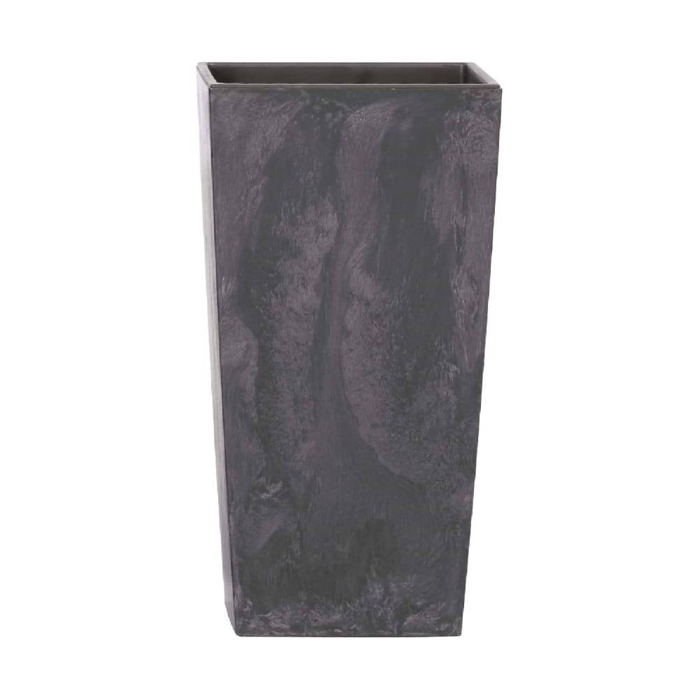 maceta alta en plastico antracita de 55x295x295cm