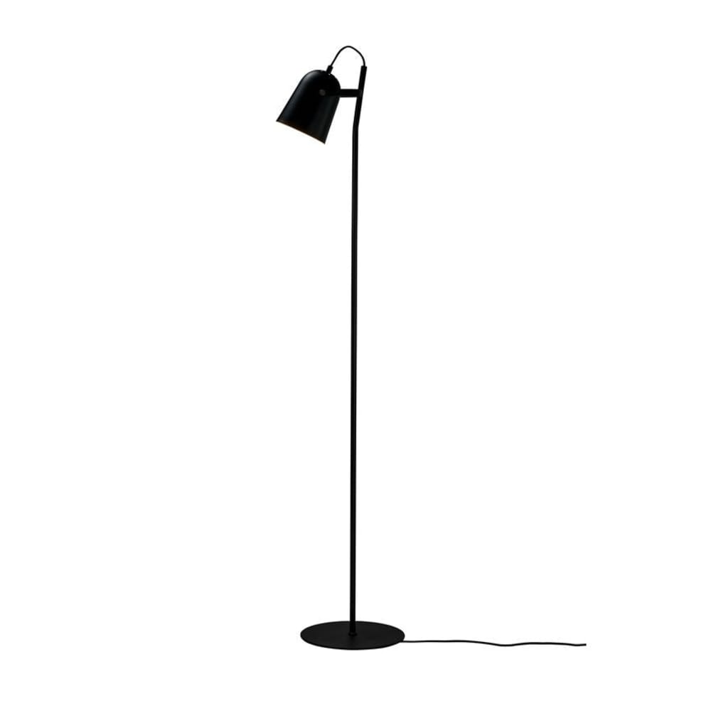 Stehleuchte aus Metall h 135 cm d 11,5 cm, mattschwarz - Maisons
