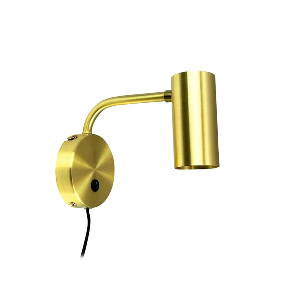 Wandlampe aus Metall h 15 cm d 20 cm, Messing - Maisons Du Monde