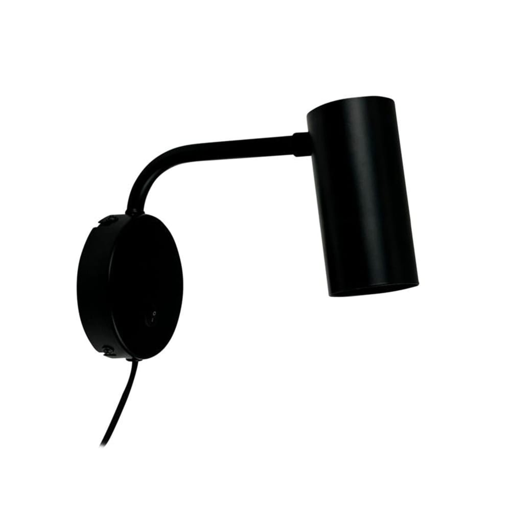 Wandlampe aus Metall h 15 cm d 20 cm, schwarz - Maisons Du Monde