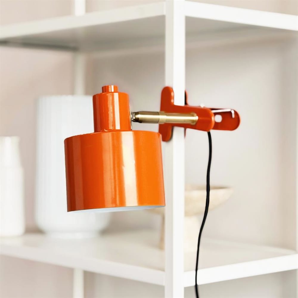 Dyberg Larsen Klemmleuchte Orange style modern orange Metall