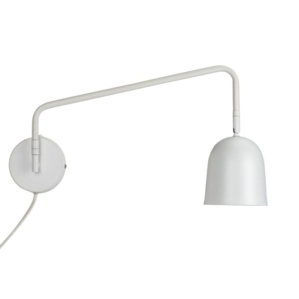 Dyberg Larsen Wandleuchte aus Metall h 21,4 cm d 11,5 cm, mattweiß style modern - Metall