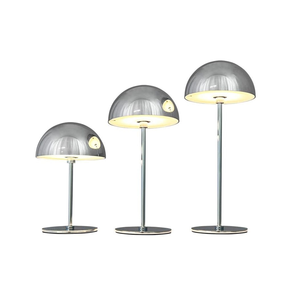 Lampe à poser en métal chromée paquet de 3 — vue 3