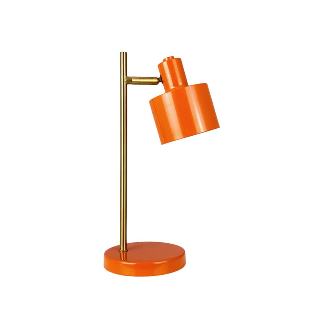 Dyberg Larsen LED Mini Tischleuchte Orange/Messing style modern orange Metall