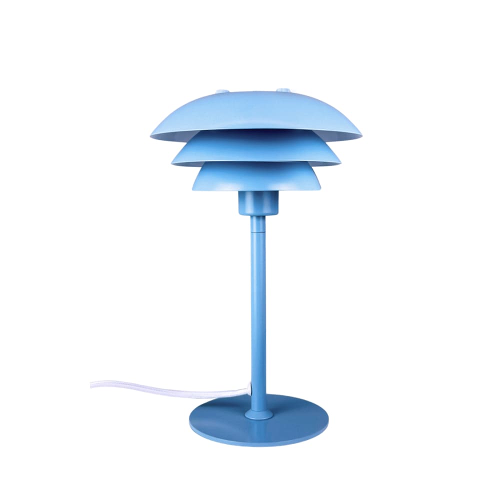 Lampe de table bleu glacier