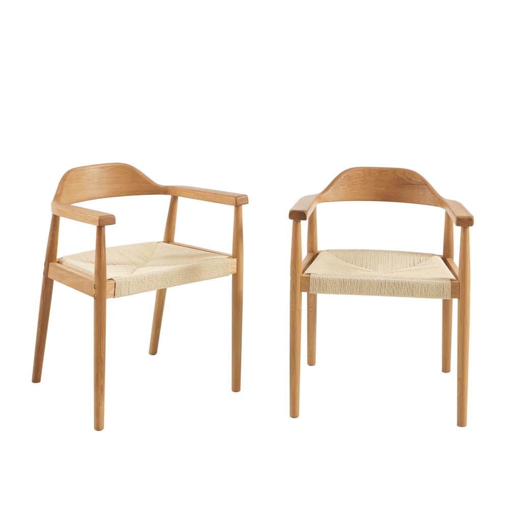 Lot de 4 chaises chêne